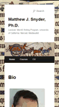 Mobile Screenshot of matthewjsnyder.net